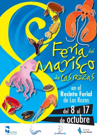 El próximo viernes se inaugura la 8ª Feria del Marisco de Las Rozas