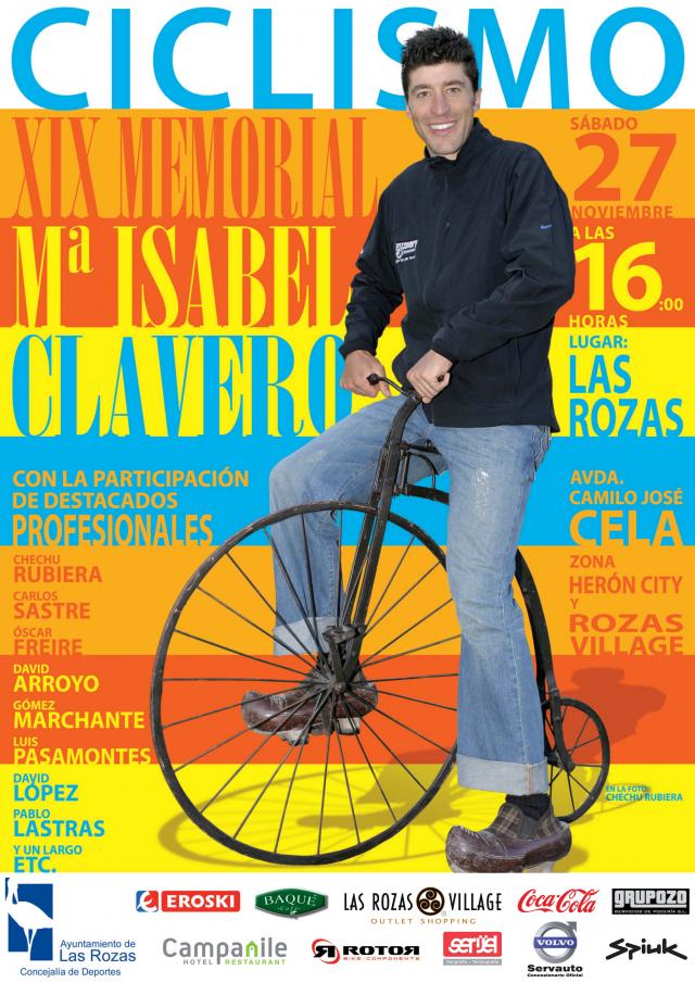 Las Rozas acogerá un año más el XIX Memorial María Isabel Clavero de Ciclismo