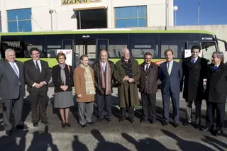 La Comunidad de Madrid presenta en Las Rozas la nueva flota de autobuses para la zona noroeste
