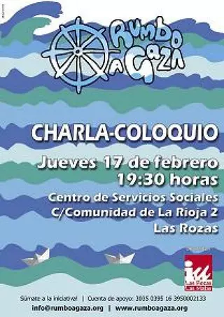 IU organiza una charla coloquio sobre la iniciativa "Rumbo a Gaza"
