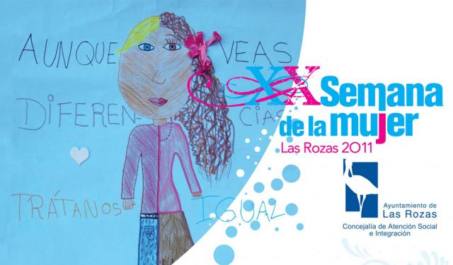 Una concentración en la plaza Mayor conmemora en Las Rozas el Día Internacional de la Mujer