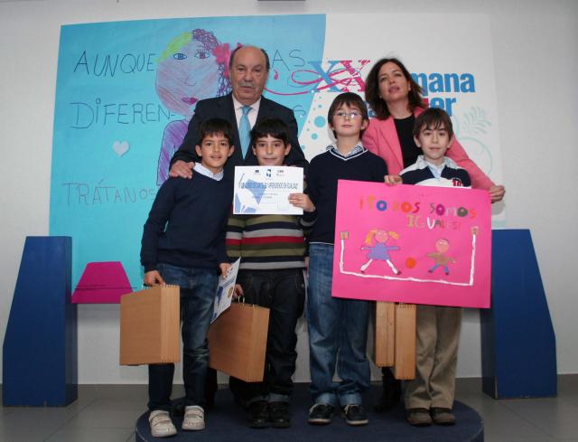 Cuatro alumnos del colegio Los Jarales ganan el Concurso de carteles Aprendiendo en Igualdad