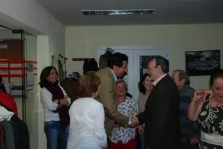 José Ignacio Fernández Rubio visita el Centro de Mayores de Las Matas

