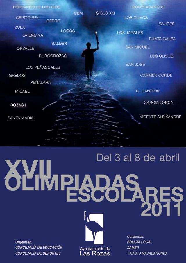 8.000 alumnos de Las Rozas participarán durante una semana en las Olimpiadas Escolares