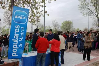 José Ignacio Fernández Rubio asiste a la inauguración de las Olimpiadas Escolares de Las Rozas
