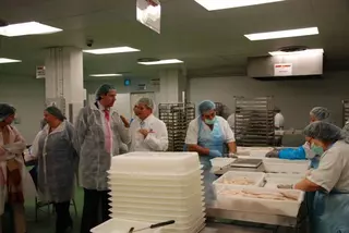 José Ignacio Fernández Rubio visita varios proyectos de integración de personas con discapacidad

