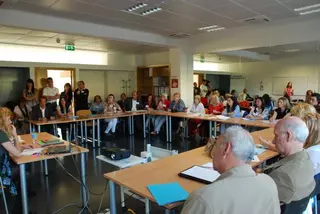 José Ignacio Fernández Rubio prepara su programa electoral en la Convención Municipal del PP de Las Rozas
