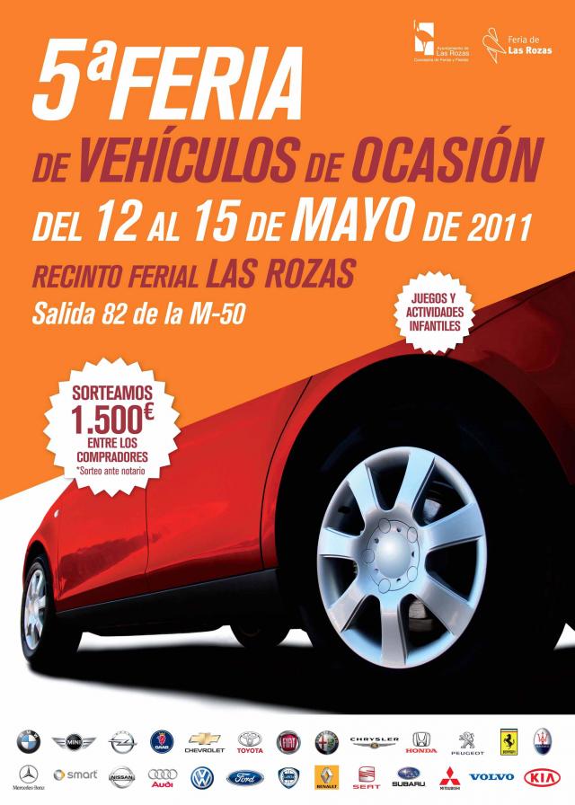 Los concesionarios preparan sus mejores ofertas para la Feria de Vehículos de Ocasión de Las Rozas