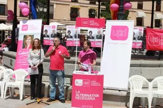 Cristiano Brown (UPyD) se presenta a su primer mítin público con "verdadera ambición de representar a los ciudadanos"