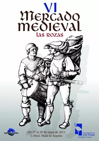 El Mercado Medieval y la Feria del Libro convierten las calles de Las Rozas en una fiesta popular