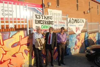 El Grupo Municipal Socialista apoya a los profesores encerrados en el Instituto Carmen Conde de Las Rozas