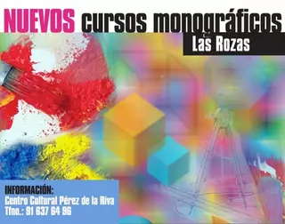 La Concejalía de Educación y Cultura ofrece nuevos cursos monográficos