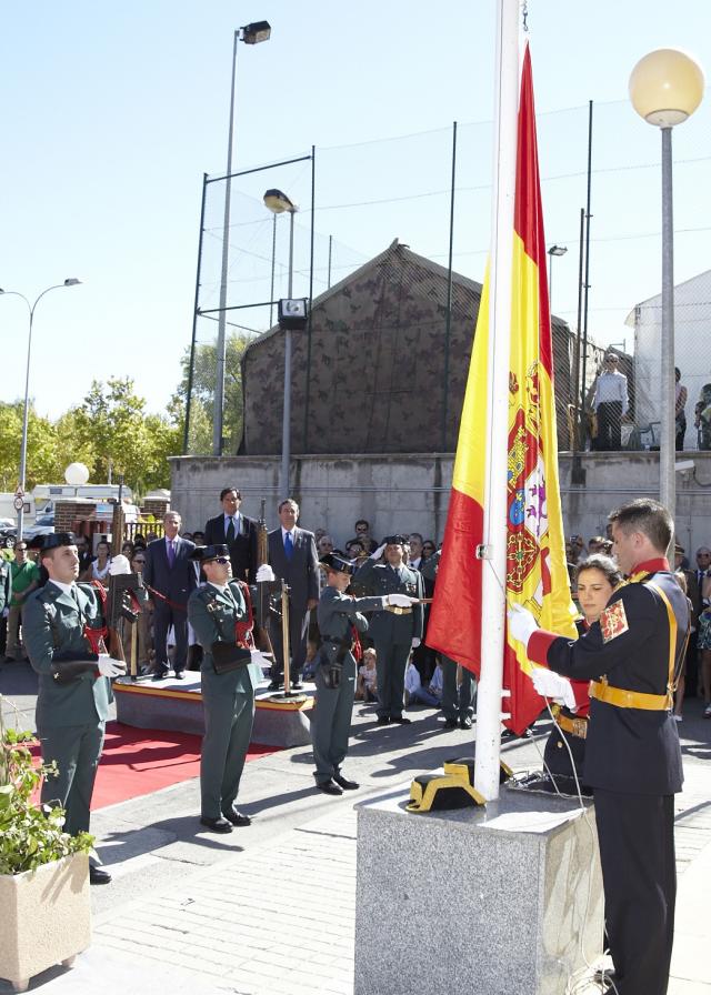 Fernández Rubio celebra con la Guardia Civil de Las Rozas la fiesta de la patrona de la Benemérita
