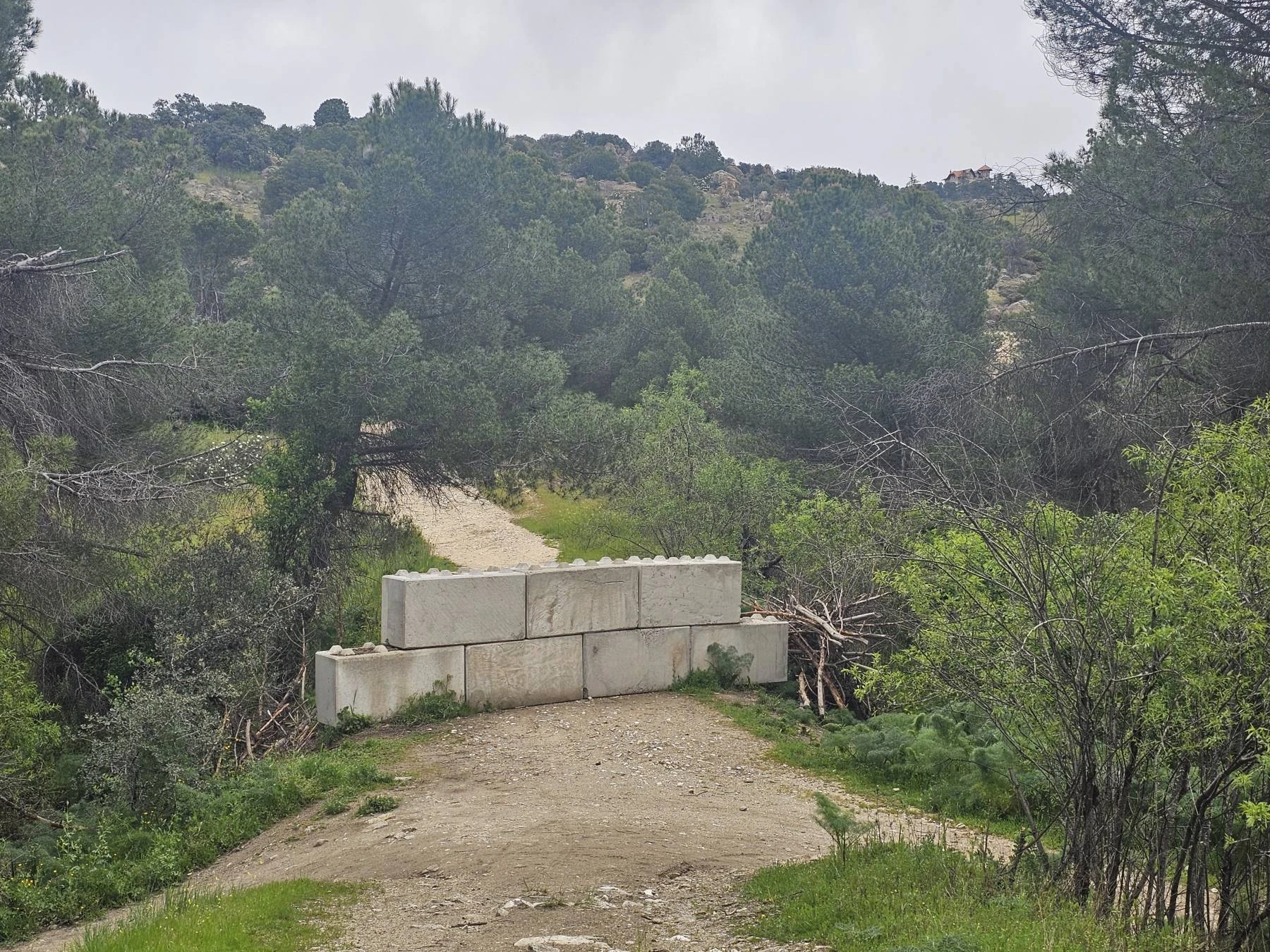 CIERRE DE UN CAMINO DE PASO HASTA TORRELODONES