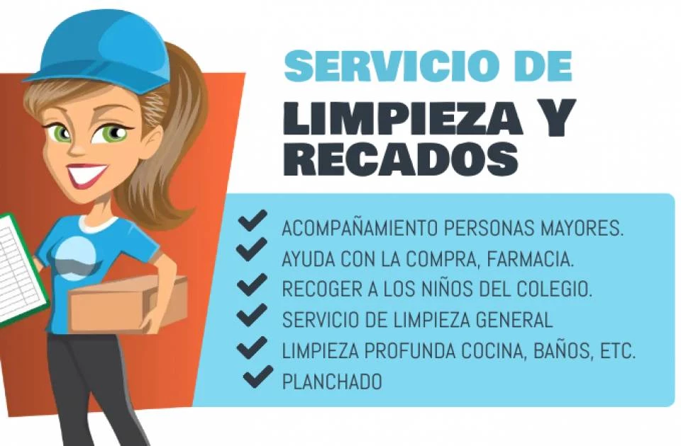 Servicio de limpiezas y recados