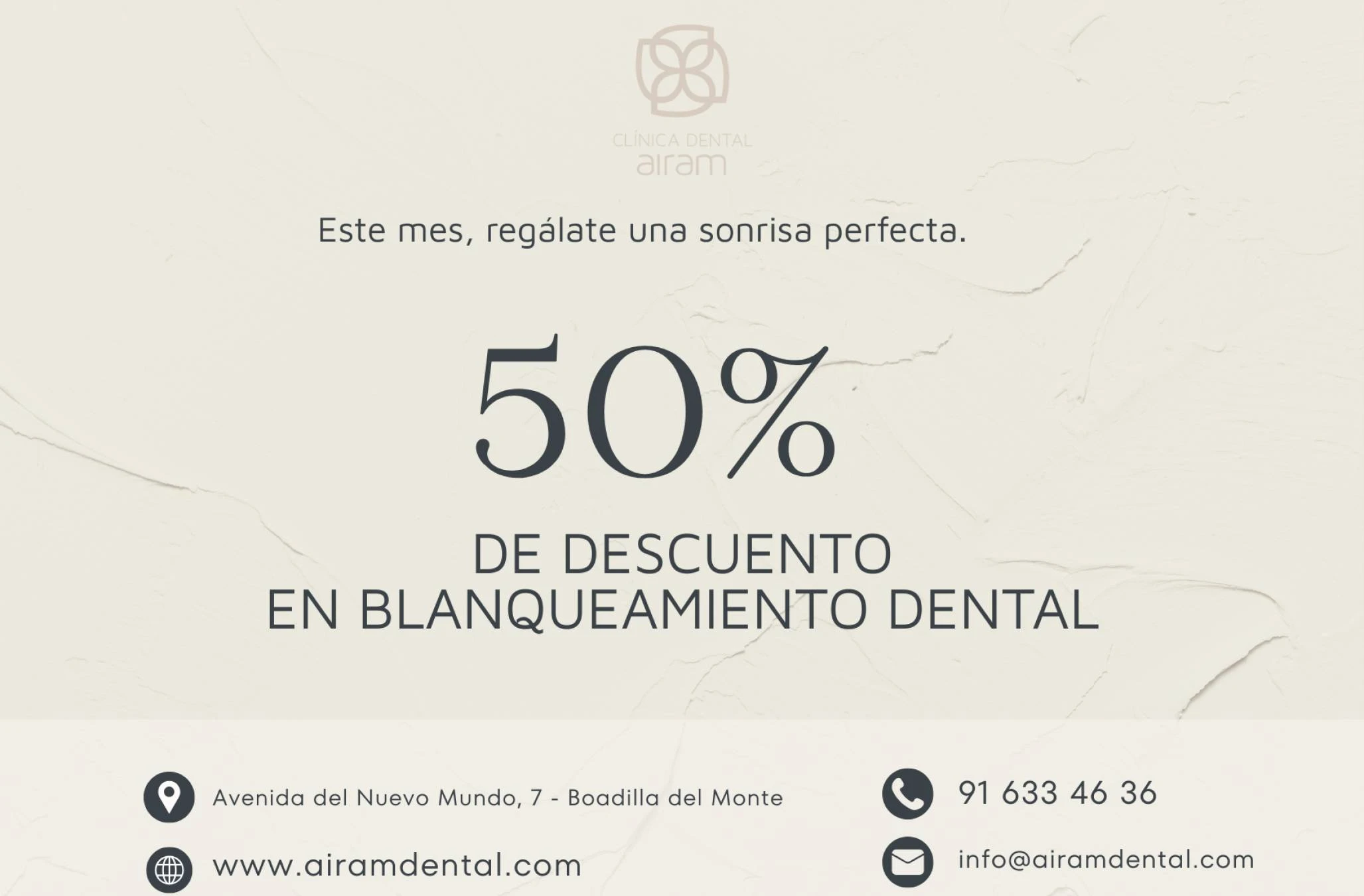 50% DE DESCUENTO EN BLANQUEAMIENTO DENTAL